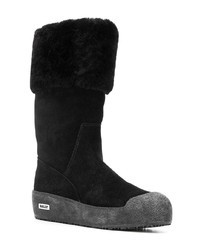 Женские черные зимние ботинки от Bally