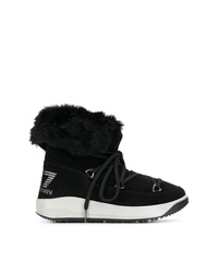 Женские черные зимние ботинки от Ea7 Emporio Armani
