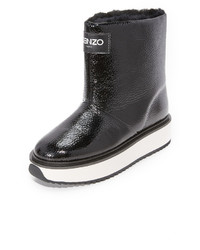 Женские черные зимние ботинки от Kenzo