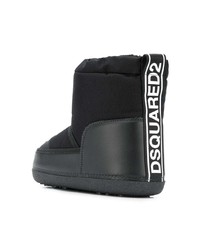 Женские черные зимние ботинки от Dsquared2