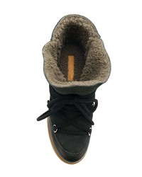 Женские черные зимние ботинки от Isabel Marant