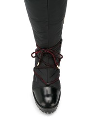 Женские черные зимние ботинки от Emporio Armani