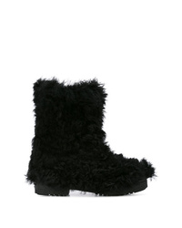 Женские черные зимние ботинки от Saint Laurent