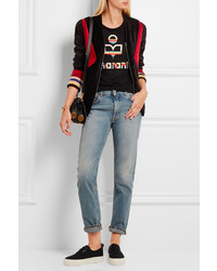 Женские черные кеды из плотной ткани от Eytys