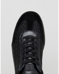 Мужские черные кеды с принтом от Religion