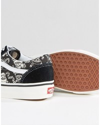 Мужские черные кеды от Vans