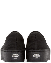 Женские черные кеды от Opening Ceremony