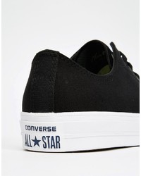 Мужские черные кеды от Converse