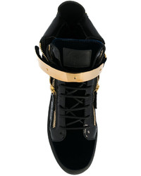 Мужские черные кеды от Giuseppe Zanotti Design