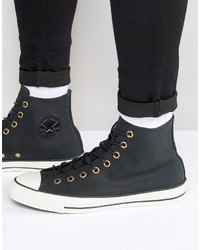 Мужские черные кеды от Converse