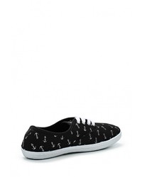 Женские черные кеды от Coura