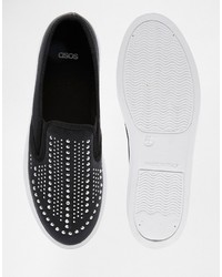 Женские черные кеды от Asos