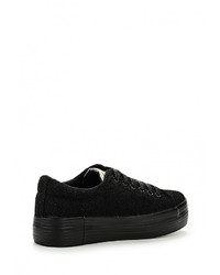 Женские черные кеды от Exquily