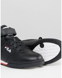 Женские черные кеды от Fila