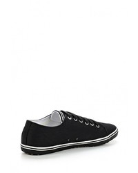 Мужские черные кеды от Fred Perry