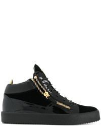 Мужские черные кеды от Giuseppe Zanotti Design