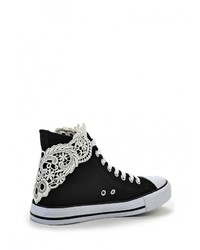 Женские черные кеды от HCS