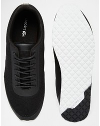 Женские черные кеды от Lacoste