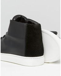 Мужские черные кеды от Selected