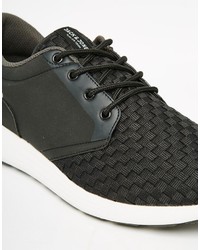 Мужские черные кеды от Jack and Jones