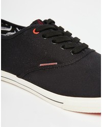 Мужские черные кеды от Jack and Jones