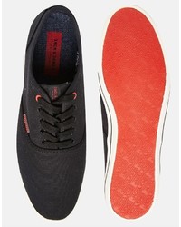 Мужские черные кеды от Jack and Jones