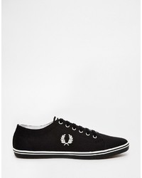 Мужские черные кеды от Fred Perry