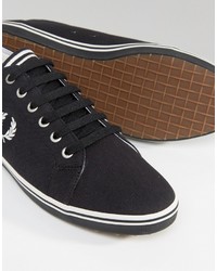 Мужские черные кеды от Fred Perry