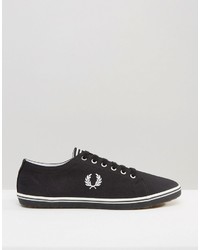 Мужские черные кеды от Fred Perry