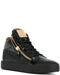 Мужские черные кеды от Giuseppe Zanotti Design