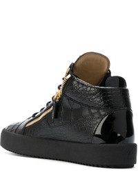 Мужские черные кеды от Giuseppe Zanotti Design