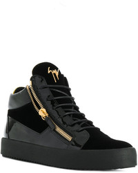 Мужские черные кеды от Giuseppe Zanotti Design