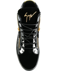 Мужские черные кеды от Giuseppe Zanotti Design