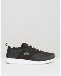 Женские черные кеды от Lacoste