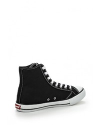 Мужские черные кеды от Levi's