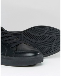 Мужские черные кеды от Rock & Religion