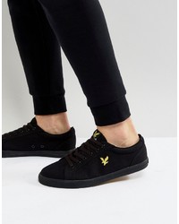 Мужские черные кеды от Lyle & Scott