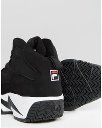 Женские черные кеды от Fila