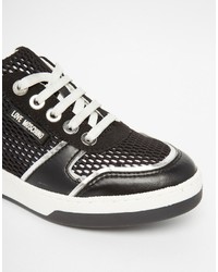 Женские черные кеды от Love Moschino