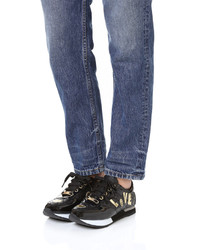 Женские черные кеды от Love Moschino