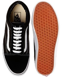 Мужские черные кеды от Vans