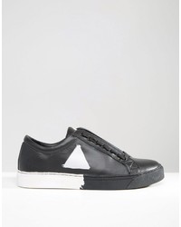 Мужские черные кеды от Religion