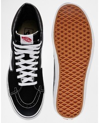 Мужские черные кеды от Vans