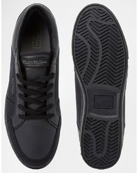 Мужские черные кеды от Rock & Religion