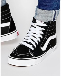 Мужские черные кеды от Vans