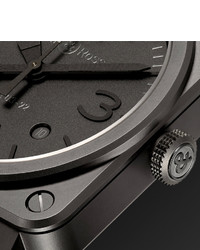 Мужские черные керамические часы от Bell & Ross