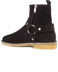 Мужские черные классические ботинки от Saint Laurent