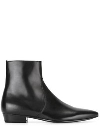 Мужские черные классические ботинки от Saint Laurent