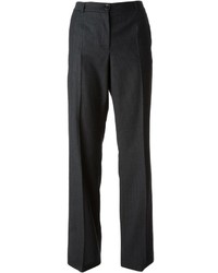 Женские черные классические брюки в вертикальную полоску от Dolce & Gabbana