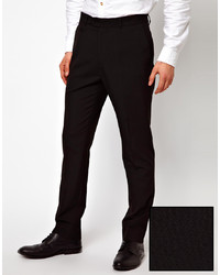 Мужские черные классические брюки от Asos